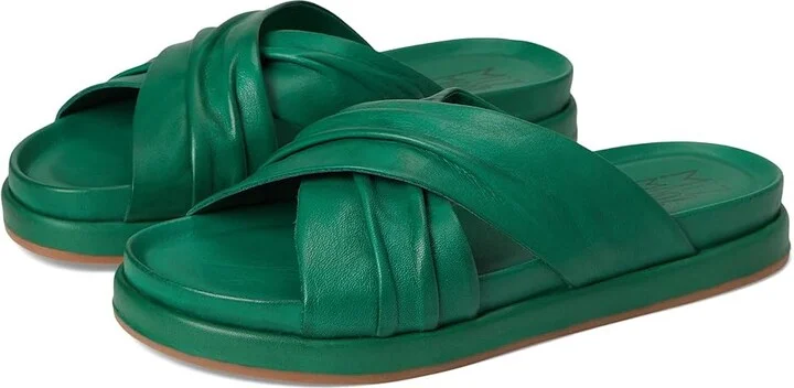 Miz Mooz Talisa Women's Wedge Shoes Green : EU 40 (US Women's 9-9.5) B - Medium, Leather