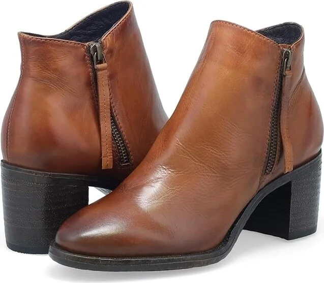 Miz Mooz Talita Women's Boots Brandy Antique : EU 36 (US Women's 5.5-6) B - Medium, Leather