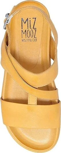 Miz Mooz Tomas Women's Sandals Ochre : EU 39 (US Women's 8.5-9) B - Medium, Leather - Image 2
