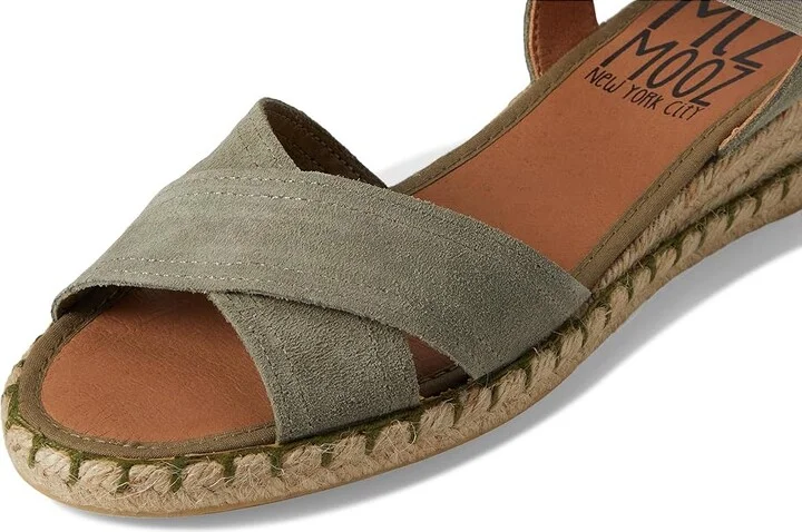 Miz Mooz Vena Women's Wedge Shoes Sage : EU 42 (US Women's 10.5-11) B - Medium, Leather/Suede - Image 7