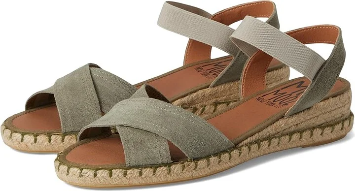 Miz Mooz Vena Women's Wedge Shoes Sage : EU 42 (US Women's 10.5-11) B - Medium, Leather/Suede