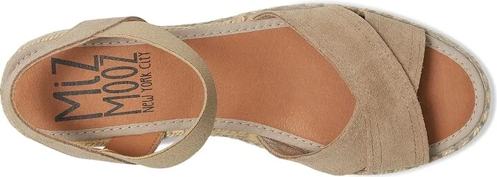 Miz Mooz Vena Women's Wedge Shoes Tan : EU 38 (US Women's 7.5-8) B - Medium, Leather/Suede - Image 2