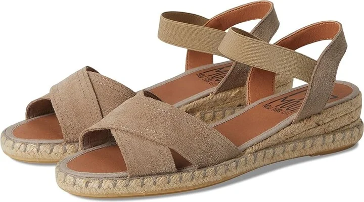 Miz Mooz Vena Women's Wedge Shoes Tan : EU 38 (US Women's 7.5-8) B - Medium, Leather/Suede