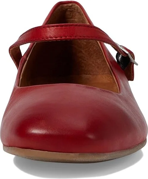 Miz Mooz Zahara Women's Flat Shoes Red : EU 37 (US Women's 6.5-7) B - Medium, Leather - Image 2