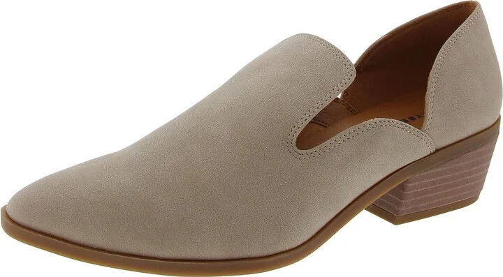 Mizina Womens Padded Insole Faux Leather Shooties
