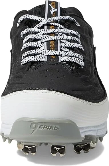 Mizuno 9-Spike Ambition 3 Baseball Cleats Men's Shoes Black/White : 14 D - Medium, Leather - Image 3