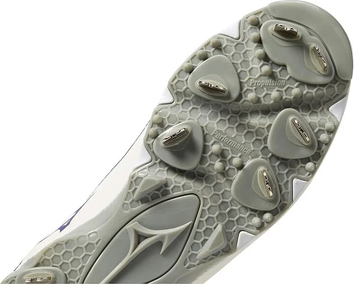 Mizuno 9-Spike Ambition 3 Baseball Cleats Men's Shoes Royal/White : 7 D - Medium, Leather - Image 5