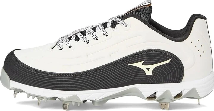 Mizuno 9-Spike Swift 8 Low Metal Women's Shoes White/Black : 7 B - Medium, Leather - Image 6