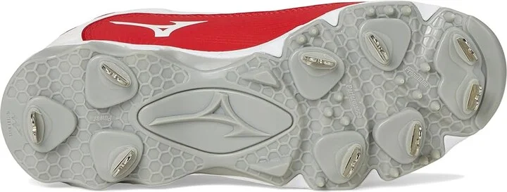 Mizuno 9-Spike Swift 8 Low Metal Women's Shoes White/Red : 5 B - Medium, Leather - Image 3