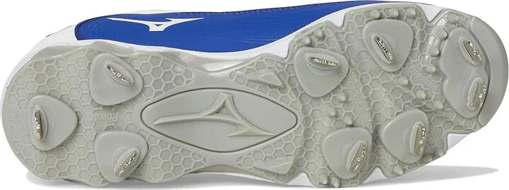 Mizuno 9-Spike Swift 8 Low Metal Women's Shoes White/Royal : 10.5 B - Medium, Leather - Image 3
