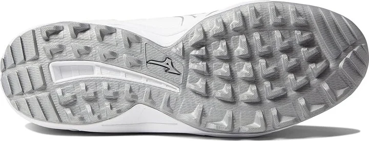Mizuno Ambition 2 All Surface Low Turf Shoes Softball Cleats Women's Shoes White : 10.5 B - Medium, Textile/Synthetic - Image 3