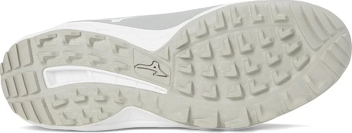 Mizuno Ambition 3 BB Low AS Men's Shoes Grey/White : 12.5 D - Medium, Leather/Rubber - Image 3