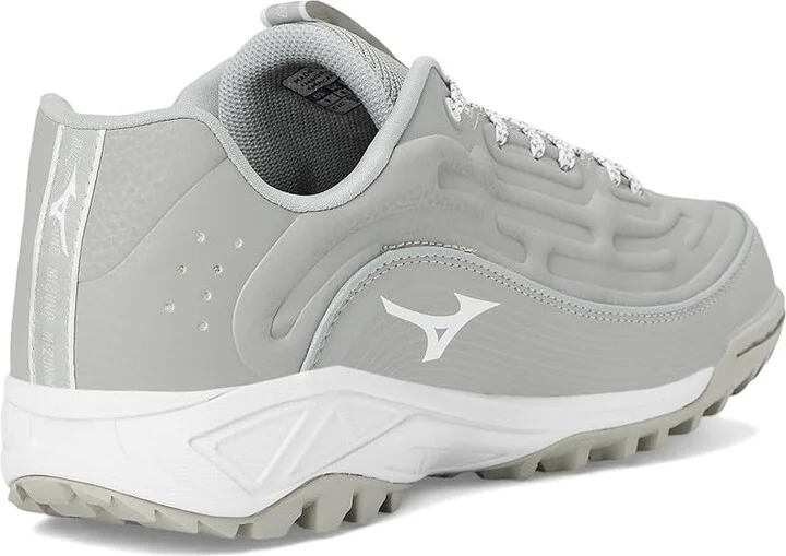 Mizuno Ambition 3 BB Low AS Men's Shoes Grey/White : 12.5 D - Medium, Leather/Rubber - Image 4