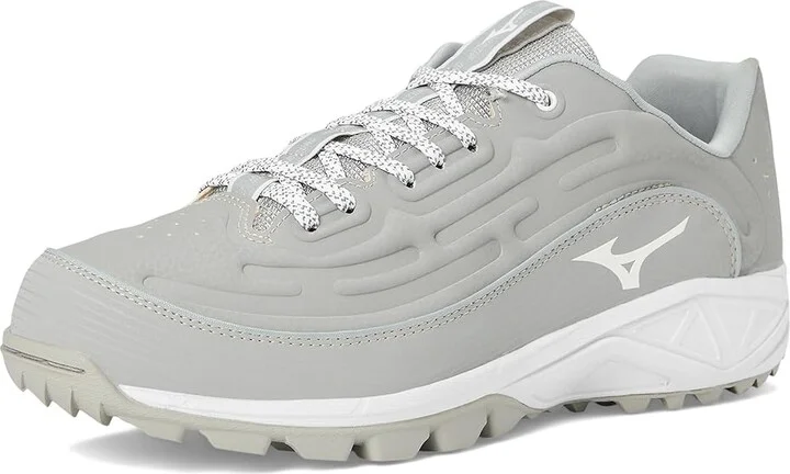 Mizuno Ambition 3 BB Low AS Men's Shoes Grey/White : 12.5 D - Medium, Leather/Rubber - Image 5