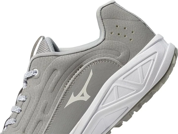 Mizuno Ambition 3 FP Low AS Softball Cleats Women's Shoes Grey/White : 11.5 B - Medium, Rubber - Image 4