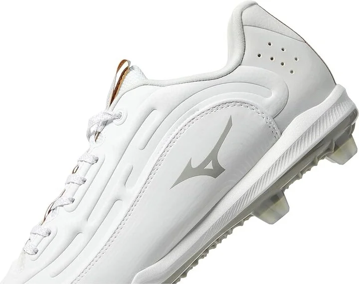 Mizuno Ambition 3 Low TPU Baseball Cleats Men's Shoes White : 9.5 D - Medium, Leather - Image 4