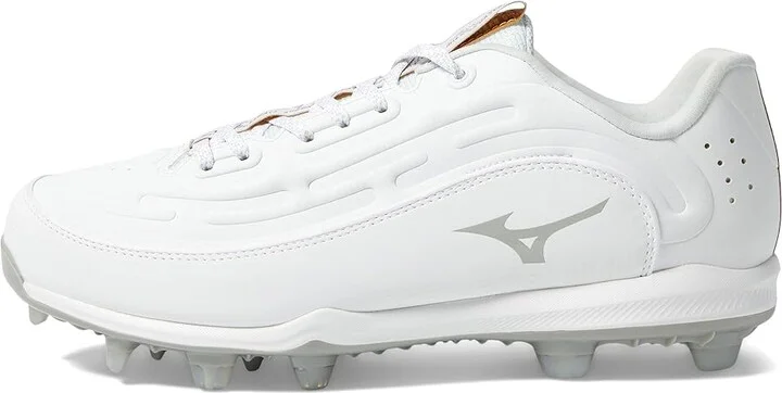 Mizuno Ambition 3 Low TPU Baseball Cleats Men's Shoes White : 9.5 D - Medium, Leather - Image 6