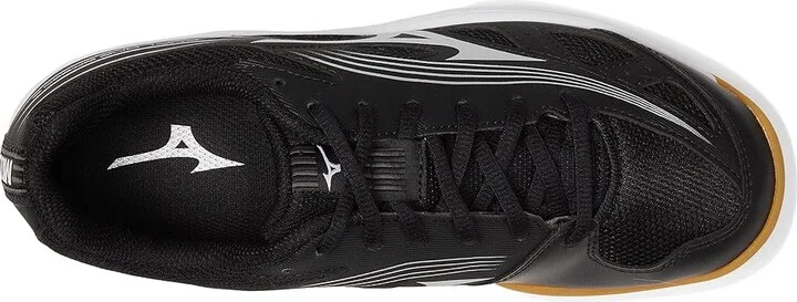 Mizuno Cyclone Speed 3 Women's Shoes Black/Silver : 8 B - Medium, Synthetic/Textile - Image 2