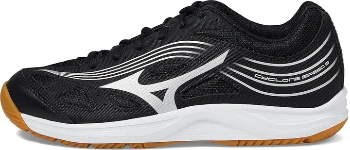 Mizuno Cyclone Speed 3 Women's Shoes Black/Silver : 8 B - Medium, Synthetic/Textile - Image 6