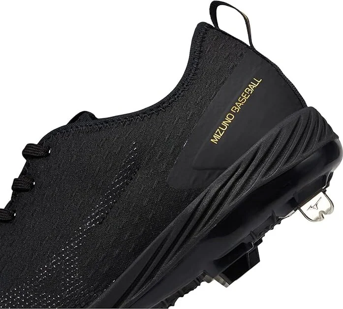 Mizuno Dominant 4 Baseball Cleats Men's Shoes Black : 7 D - Medium, Synthetic/Textile - Image 4
