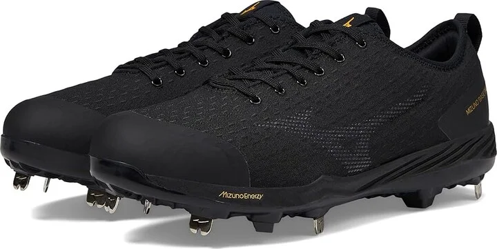 Mizuno Dominant 4 Baseball Cleats Men's Shoes Black : 7 D - Medium, Synthetic/Textile