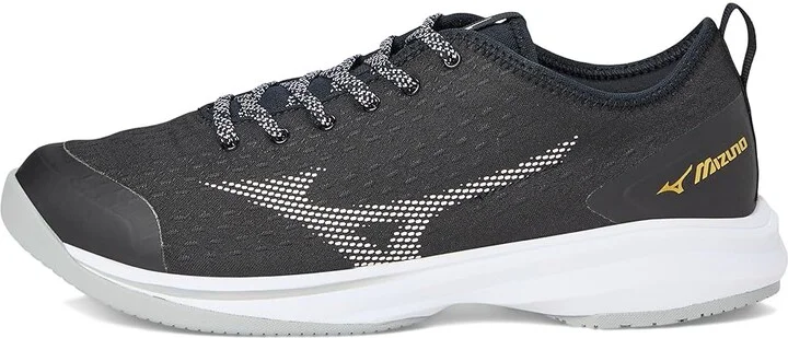 Mizuno Dominant 4 Low Turf Men's Shoes Black-White : 9.5 D - Medium, Textile - Image 6