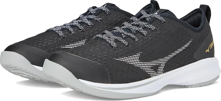 Mizuno Dominant 4 Low Turf Men's Shoes Black-White : 9.5 D - Medium, Textile