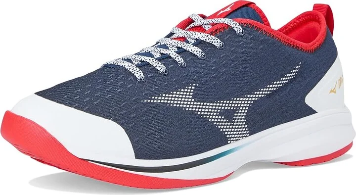 Mizuno Dominant 4 Low Turf Men's Shoes Navy-Red : 15 D - Medium, Textile - Image 5