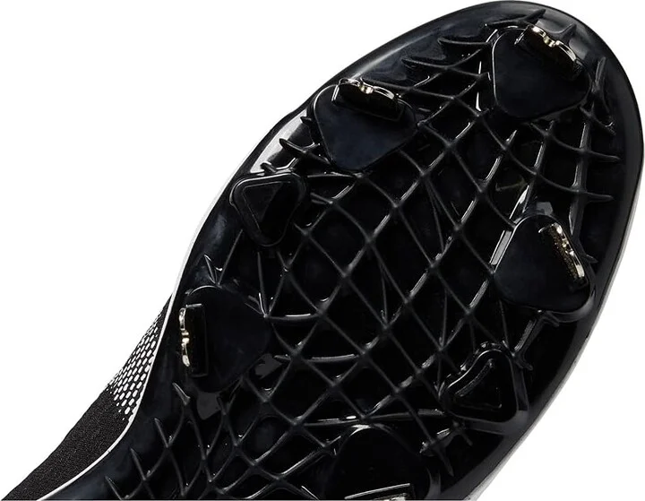Mizuno Dominant 4 Mid Baseball Cleats Men's Shoes Black/White : 7.5 D - Medium, Synthetic/Textile - Image 6