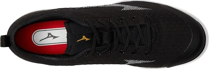 Mizuno Dominant 4 TPU Baseball Cleats Men's Shoes Black/White : 12 D - Medium, Synthetic/Textile - Image 2