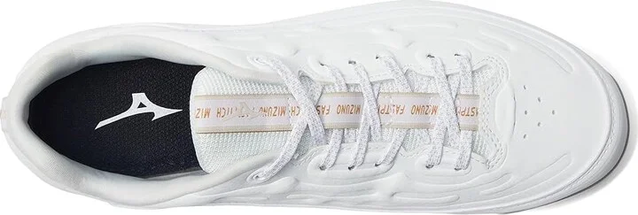 Mizuno Finch Elite 6 Low TPU Softball Cleats Women's Shoes White : 12 B - Medium, Leather - Image 2