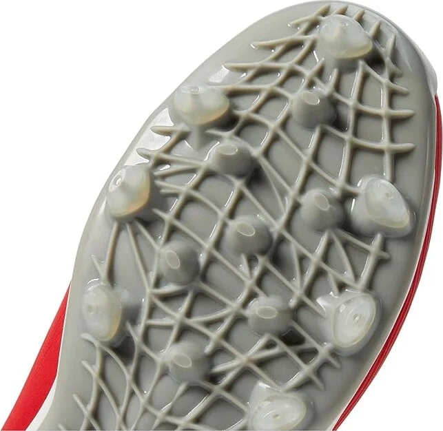 Mizuno Finch Elite 6 Low TPU Softball Cleats Women's Shoes White/Red : 7 B - Medium, Leather - Image 6