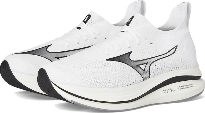 Mizuno Mizuno Neo Zen Mens Men's Running Shoes White/Black : 7 D - Medium, Rubber
