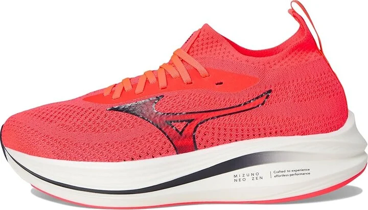 Mizuno Mizuno Neo Zen Men's Running Shoes Fiery Coral/Brtone Bl : 13 D - Medium, Synthetic - Image 6