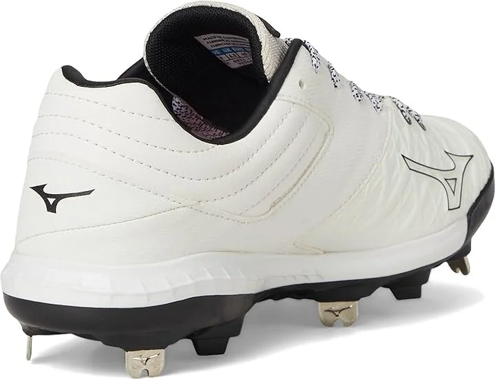 Mizuno Pro Fp Low Metal Women's Shoes White-Black : 11 B - Medium, Leather - Image 4