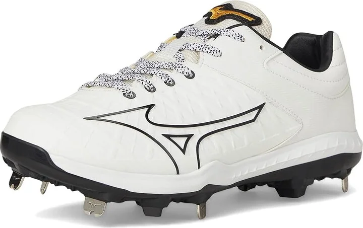 Mizuno Pro Fp Low Metal Women's Shoes White-Black : 11 B - Medium, Leather - Image 5