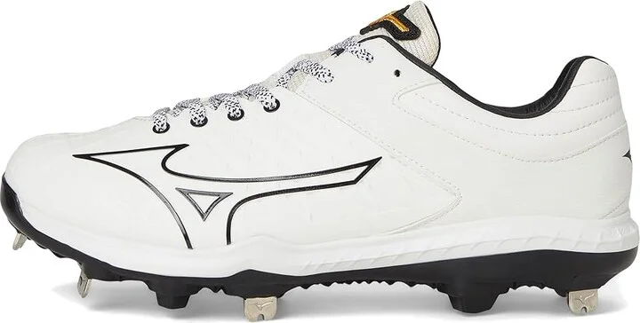 Mizuno Pro Fp Low Metal Women's Shoes White-Black : 11 B - Medium, Leather - Image 6