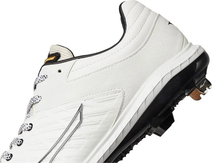 Mizuno Pro Fp Low Metal Women's Shoes White-Black : 11 B - Medium, Leather - Image 7