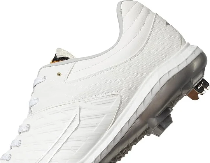Mizuno Pro Fp Low Metal Women's Shoes White-Silver : 11.5 B - Medium, Leather - Image 7
