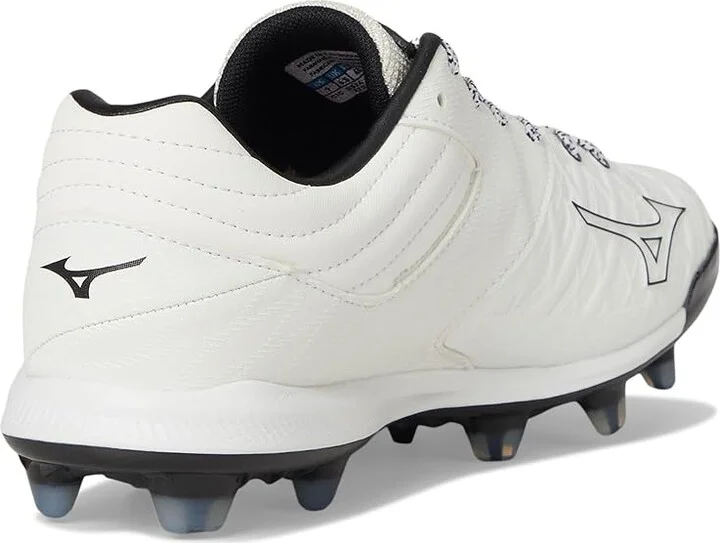 Mizuno Pro Fp Low Tpu Women's Shoes White-Black : 10.5 B - Medium, Leather - Image 4
