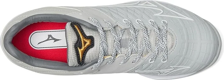 Mizuno Pro Fp Low Turf Women's Shoes Harbor Mist : 10 B - Medium, Leather - Image 2