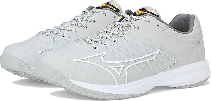 Mizuno Pro Fp Low Turf Women's Shoes Harbor Mist : 10 B - Medium, Leather