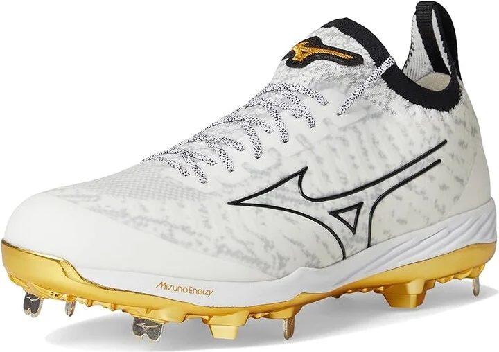 Mizuno Pro Knit 2 Metal Men's Shoes White-Gold : 8 D - Medium - Image 5