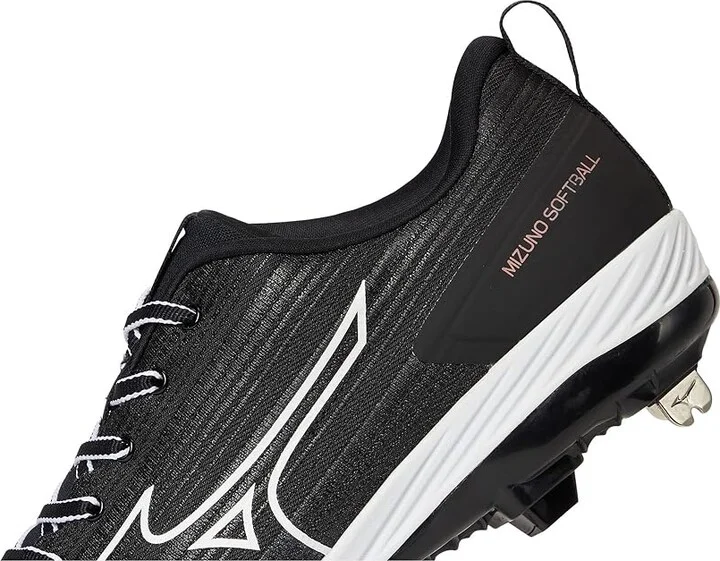 Mizuno Sweep 6 Women's Shoes Black/White : 6 B - Medium, Synthetic/Textile - Image 7