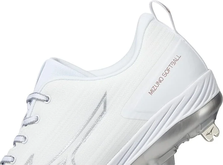 Mizuno Sweep 6 Women's Shoes White : 12 B - Medium, Synthetic/Textile - Image 4