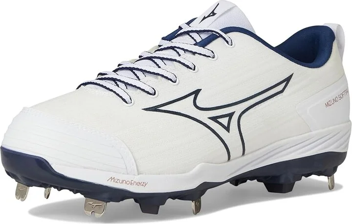 Mizuno Sweep 6 Women's Shoes White/Navy : 11.5 B - Medium, Synthetic/Textile - Image 5