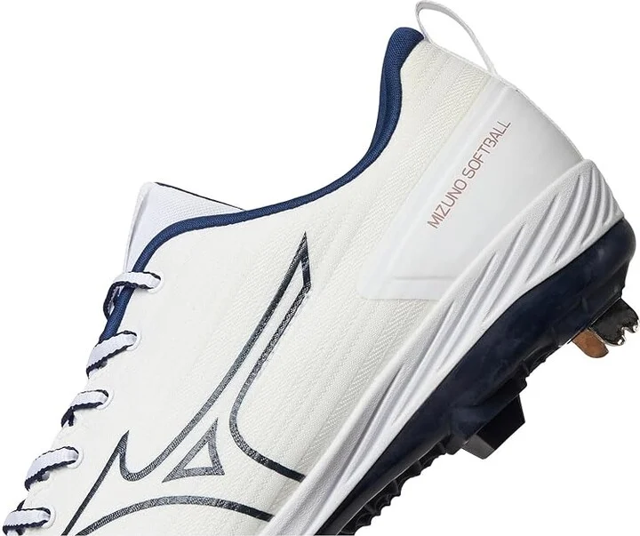 Mizuno Sweep 6 Women's Shoes White/Navy : 11.5 B - Medium, Synthetic/Textile - Image 7