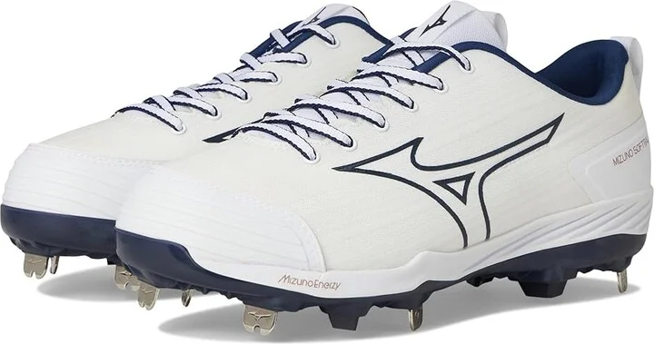 Mizuno Sweep 6 Women's Shoes White/Navy : 11.5 B - Medium, Synthetic/Textile