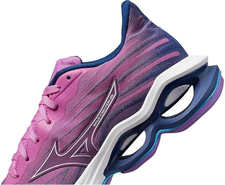 Mizuno Wave Creation 25 SSW Women's Shoes Rosebud/Navy Peony : Women's 6 B - Medium - Image 4