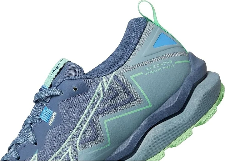 Mizuno Wave Daichi 9 Men's Running Shoes Vintag Ndgo/Neo Mint : 12.5 D - Medium, Synthetic - Image 7
